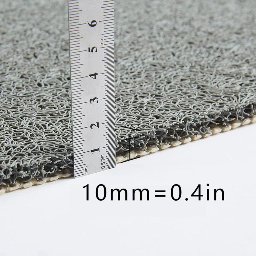 Waterproof Non-Slip Bathroom Shower Mat Anti-Slip Rug Toilet Floor Mat Washable - Cream-60*80cm