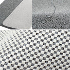 Waterproof Non-Slip Bathroom Shower Mat Anti-Slip Rug Toilet Floor Mat Washable - Cream-60*80cm