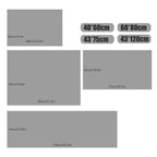 Waterproof Non-Slip Bathroom Shower Mat Anti-Slip Rug Toilet Floor Mat Washable - White-43*120cm