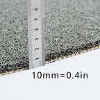 Waterproof Non-Slip Bathroom Shower Mat Anti-Slip Rug Toilet Floor Mat Washable - White-43*120cm