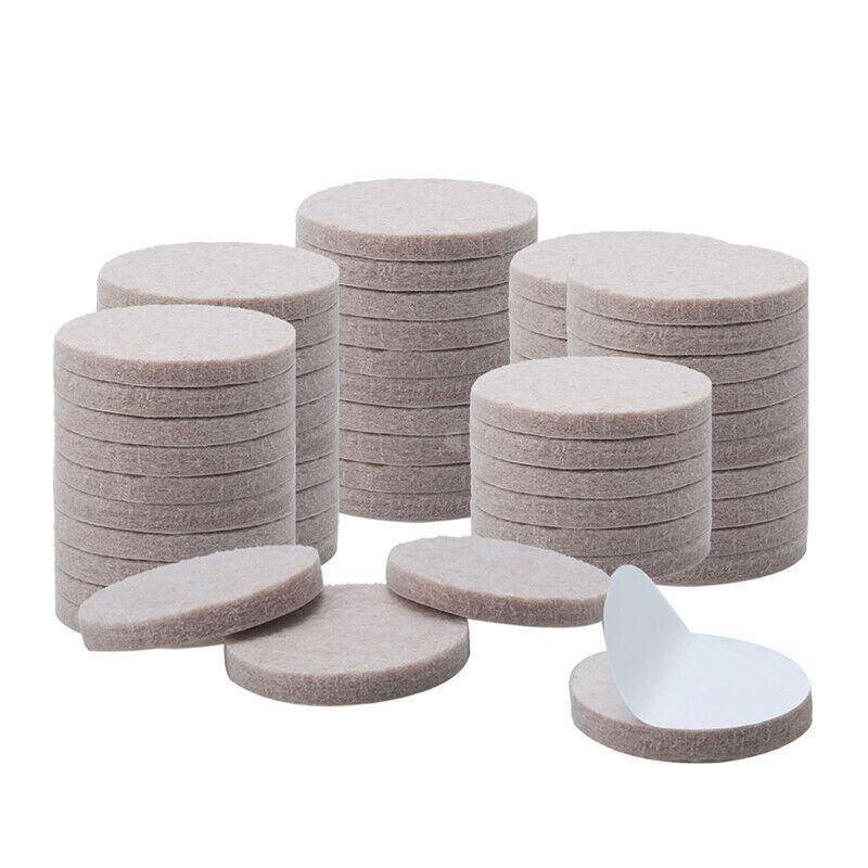 Felt Pad Furniture Floor Protector Pads Self Adhesive Round Heavy Duty - 80PCS