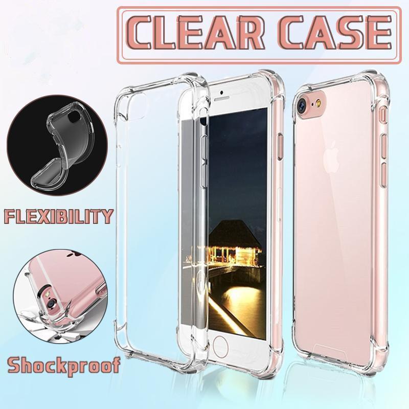 Shockproof Iphone 13 12 11 Pro Max Xs X 8 7 Soft Gel Clear Case Cover For Apple - For iphone 13