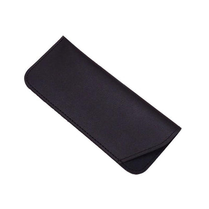 Pu Leather Eyeglass Sunglasses Reading Glasses Case Soft Pouch Bag Pocket - Brown