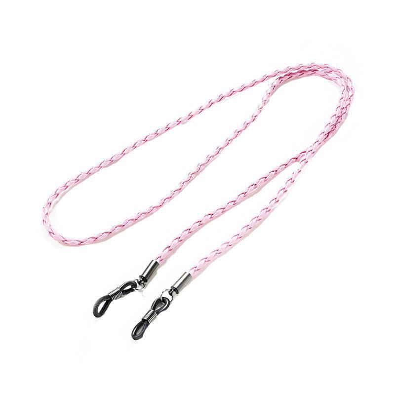 PU Sunglasses Reading Glasses Spectacles Eyeglass Holder Strap Chain - Black