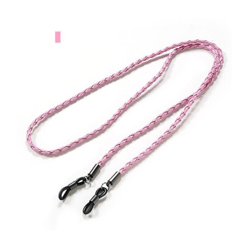 PU Sunglasses Reading Glasses Spectacles Eyeglass Holder Strap Chain - Blue