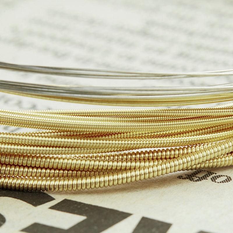 Acoustic Music Guitar Strings Steel Premium Light Universal 6 pcs Sent Free Pick
