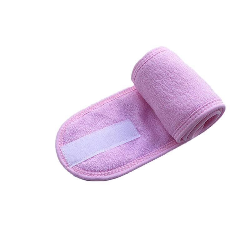 8-Colours Wrap Head Band Hairband Hair Band Adjustable Facial Make Up Face Wash Au - Blue
