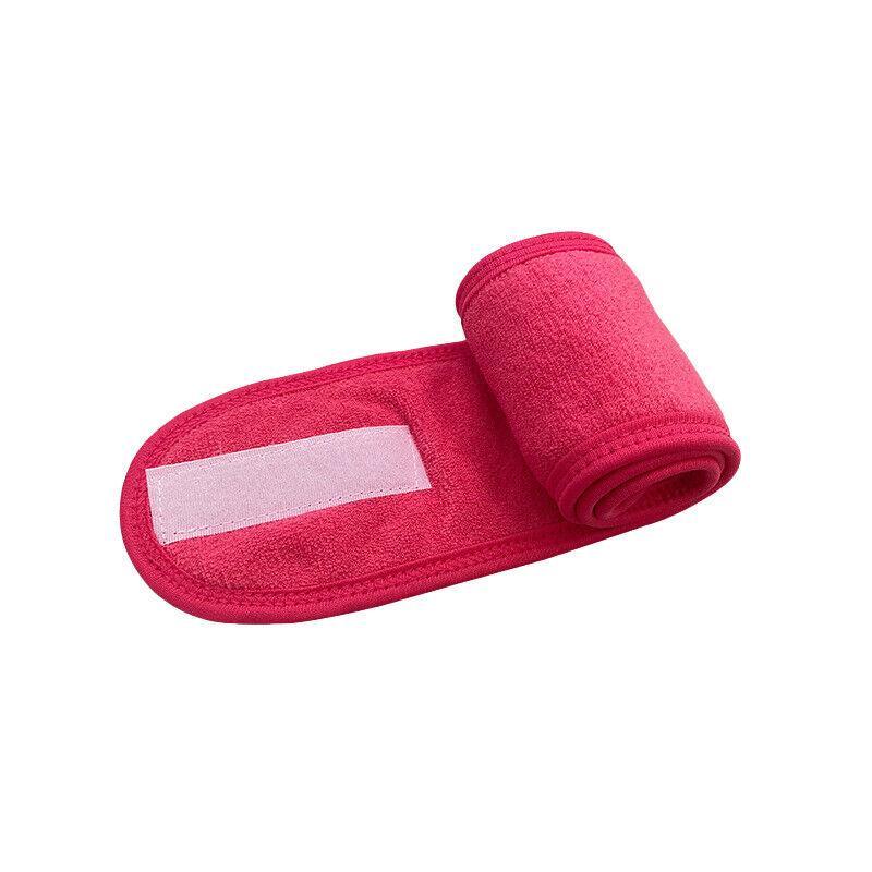 8-Colours Wrap Head Band Hairband Hair Band Adjustable Facial Make Up Face Wash Au - Blue