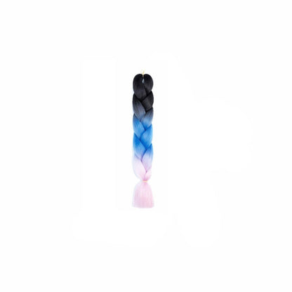 Coloured Jumbo Braiding Hair Extensions Braids Twist Hight Temperature Kanekalon - C1