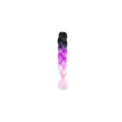 Coloured Jumbo Braiding Hair Extensions Braids Twist Hight Temperature Kanekalon - C1