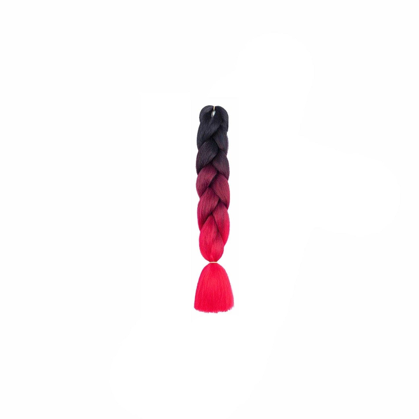 Coloured Jumbo Braiding Hair Extensions Braids Twist Hight Temperature Kanekalon - C1