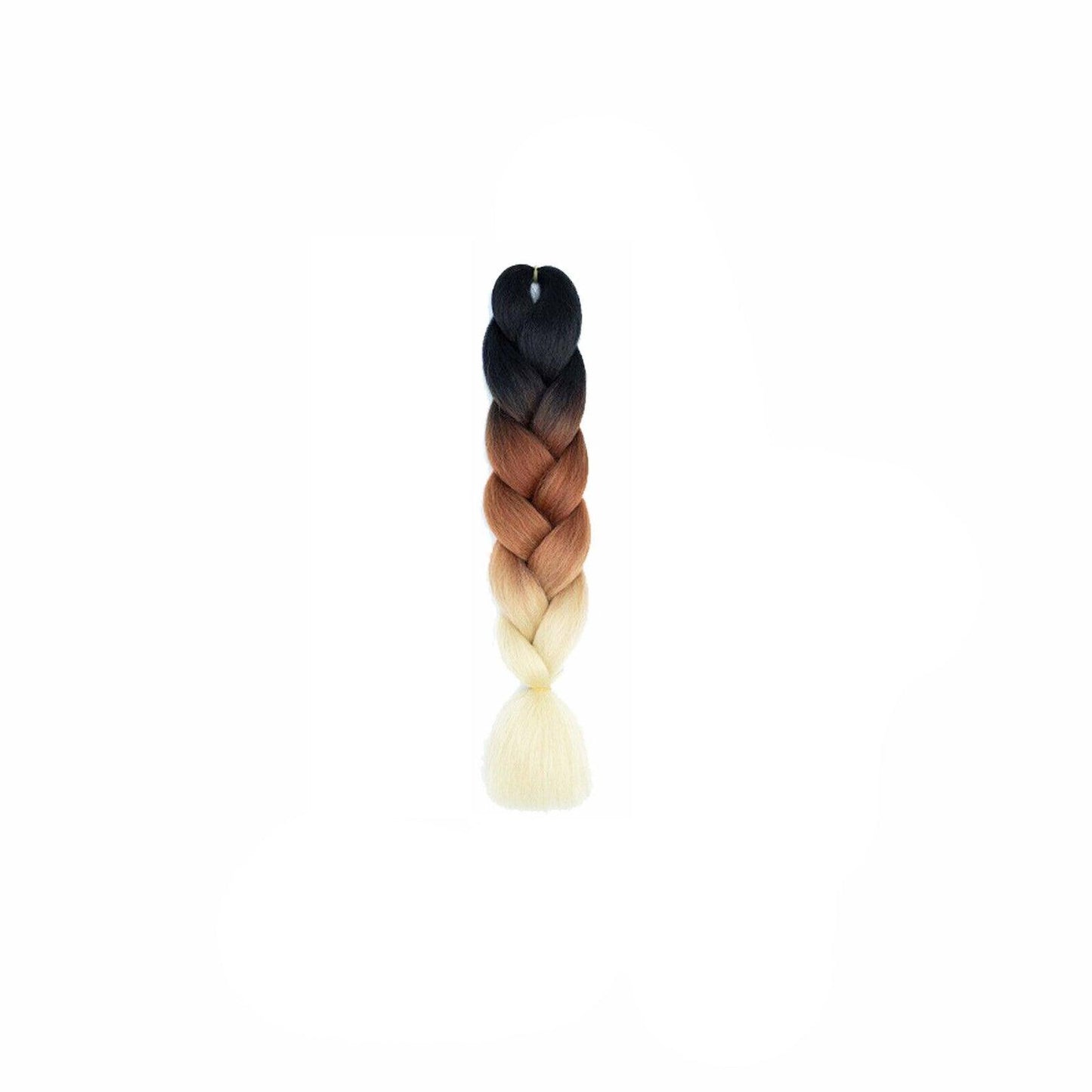 Coloured Jumbo Braiding Hair Extensions Braids Twist Hight Temperature Kanekalon - C1