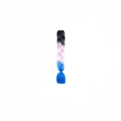 Coloured Jumbo Braiding Hair Extensions Braids Twist Hight Temperature Kanekalon - C6