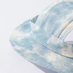 Adjustable Pet Hat with Cute Leaky Ears Sunscreen Fisherman Hat Four Seasons Use - Yellow - M
