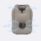 Inflatable Air Cushion Travel Pillow for Airplane Office Nap Rest Neck Head Chin - Blue