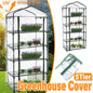 5 Tier Garden PVC Plant Insulation Warming Shed Conservatory Cover No Brackets