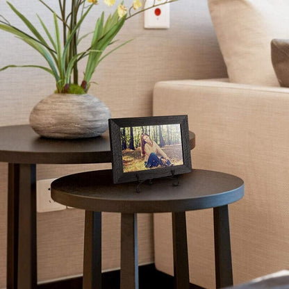 Plate Stands Iron Display Easel Photo Picture Bowl Dish Book Holder Frame Black - 4 Inch