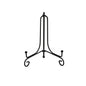 Plate Stands Iron Display Easel Photo Picture Bowl Dish Book Holder Frame Black - 5 Inch