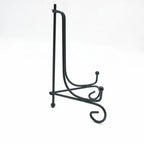 Plate Stands Iron Display Easel Photo Picture Bowl Dish Book Holder Frame Black - 7 Inch