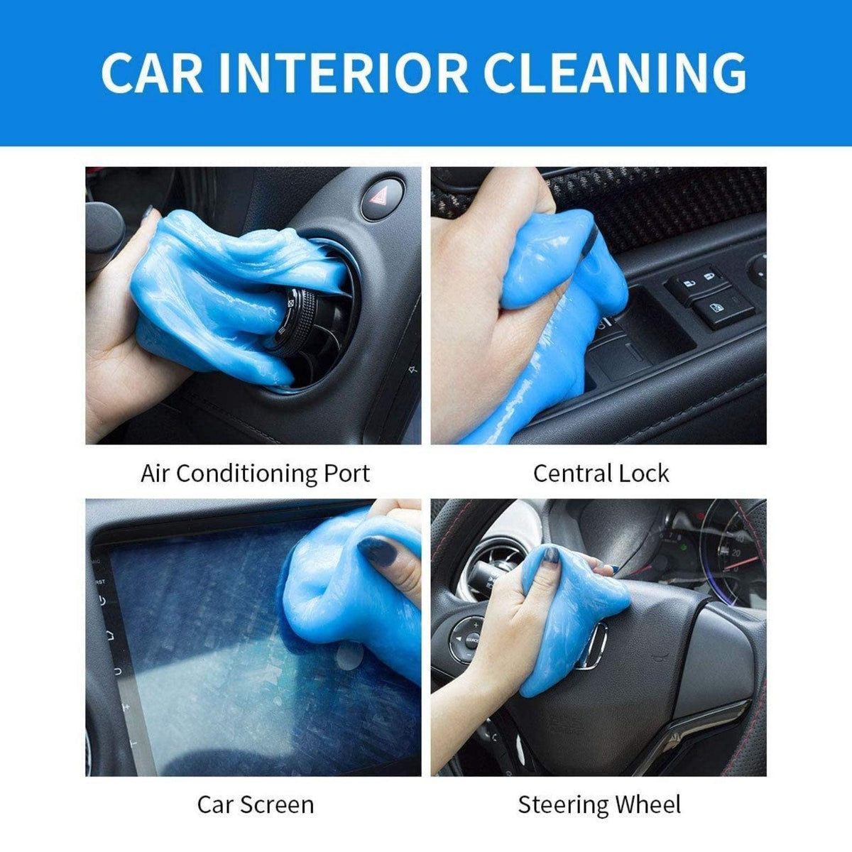 Dust Dirt Cleaning Super Clean Car Laptop Keyboard Home Cleaner - Green