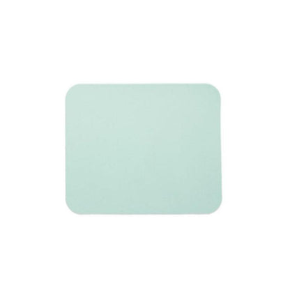 Leather Mouse Pad Gaming Waterproof Desk Mat 25 x 21cm Anti Slip - Light Green
