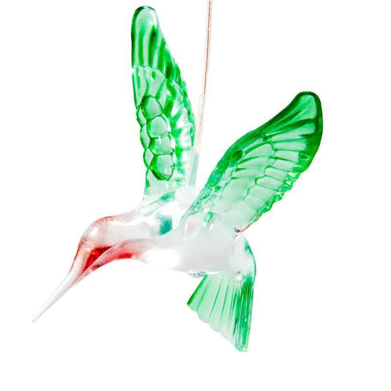 Wind Chimes Solar Powered Led Lights Changing Hanging Garden Yard Outdoor Decor - Dragonfly