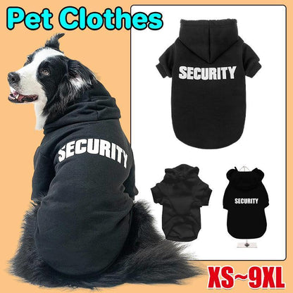 Pet Dog Clothes Hoodie Warm Winter Jumper Puppy Cat Clothing Coat Jacket Shirt - L