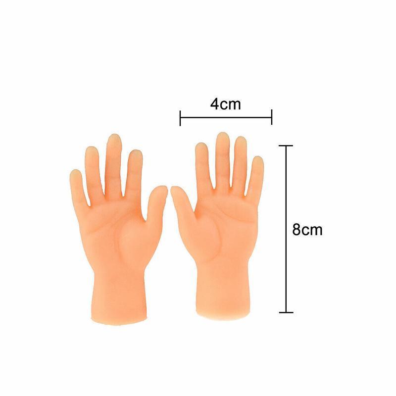 2PCS Mini Finger Hands Toy Gag Props for Pets Parties Cosplay Photography