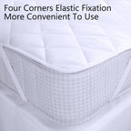 Hotel Mattress Comfort Pads Fabric Bedding Topper Mattress Protectors Cover - 183x203cm-Brushed