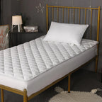 Hotel Mattress Comfort Pads Fabric Bedding Topper Mattress Protectors Cover - 107x203cm-Brushed