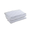 Hotel Mattress Comfort Pads Fabric Bedding Topper Mattress Protectors Cover - 153x203cm-Plain