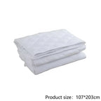 Hotel Mattress Comfort Pads Fabric Bedding Topper Mattress Protectors Cover - 153x203cm-Plain