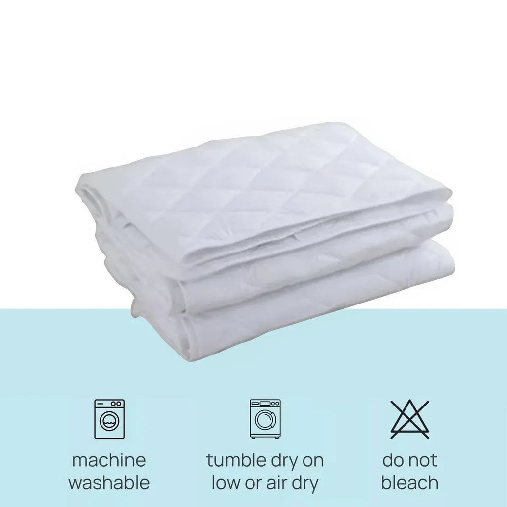 Hotel Mattress Comfort Pads Fabric Bedding Topper Mattress Protectors Cover - 91x190cm-Plain