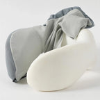 Memory Foam U Shaped Neck Pillow Travel Portable Office Nap Support Pillow - Black