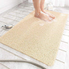 Anti Slip Bathroom Mat Non Slip Shower Floor Mat Quick Dry Soft Comfortable Rug - Grey-40x60cm