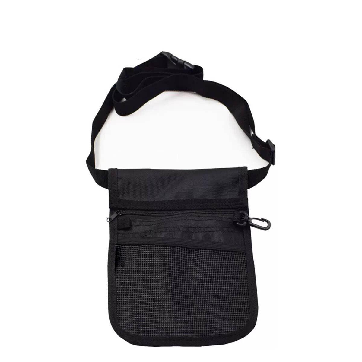 Nurse Pouch Waist Bag Medical Tool Organizer Pocket Belt with Keyring - Purple