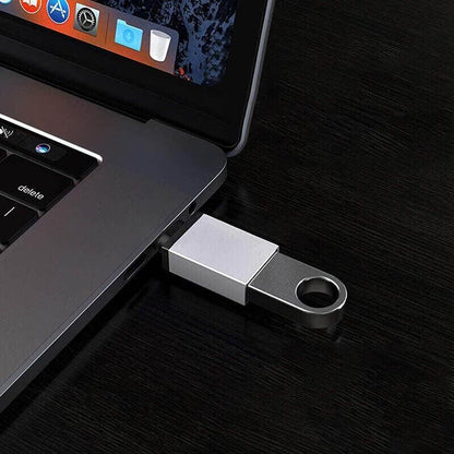 USB Type-C to USB 3.0 Adapter OTG Converter for Phone Tablet Laptop - Black