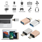 USB Type-C to USB 3.0 Adapter OTG Converter for Phone Tablet Laptop - Gold