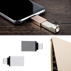 USB Type-C to USB 3.0 Adapter OTG Converter for Phone Tablet Laptop - Gold