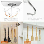 24-48Pcs Clear Seamless Adhesive Hook Strong Stick Wall Hook Load Kitchen Hanger - 24 PCS