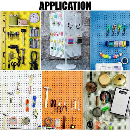 50X Pegboard Hooks Metal Panel Valcano Peg Board Hook Steel 50 100 150 200 Mm - 15CM