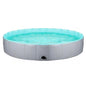 Pet Swimming Pool Foldable Portable Pool for Dogs Outdoor Summer Play - Grey-120x30cm