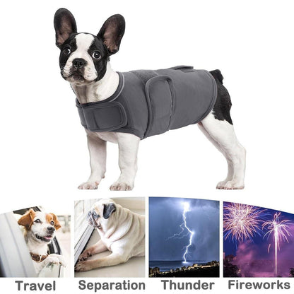 Pet Comfort Dog Relief Vest Jacket Soft Anxiety Coat for Small Medium Large Dogs - S
