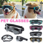 Pet Dog Sunglasses Goggles UV Eye Shield for Small Dogs Outdoor Travel Sunshade - Blue