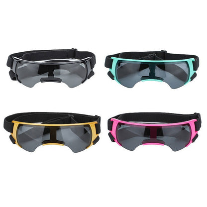 Pet Dog Sunglasses Goggles UV Eye Shield for Small Dogs Outdoor Travel Sunshade - Blue