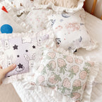 Lace Cat Pillow Soft Pet Cushion for Sleeping Comfortable Kitty Bed Cushion - White Moon
