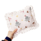 Lace Cat Pillow Soft Pet Cushion for Sleeping Comfortable Kitty Bed Cushion - White Moon