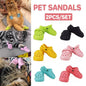 2pcs Shoe Charms Accessories for Shoes Bags Clothing Pet Shoes Decorative Set - Light Blue