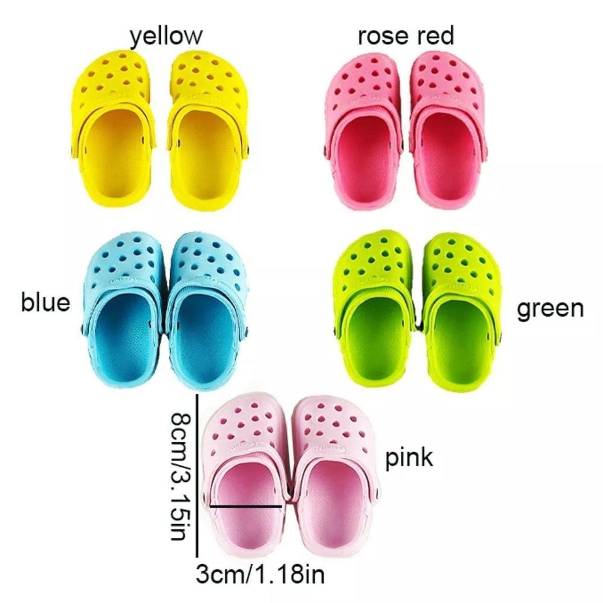 2pcs Shoe Charms Accessories for Shoes Bags Clothing Pet Shoes Decorative Set - Yellow