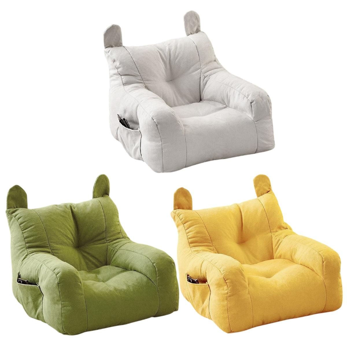 Small Sofa Chair Couch for Living Room Family Pet Furniture Comfortable Seat - Yellow